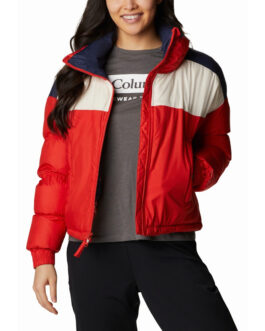 Dámská bunda Columbia Pike Lake™ Cropped Jkt Velikost: L / Barva: červená/modrá