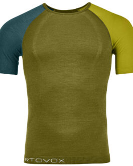 Pánské funkční triko Ortovox 120 Comp Light Short Sleeve M Velikost: XL / Barva: oranžová