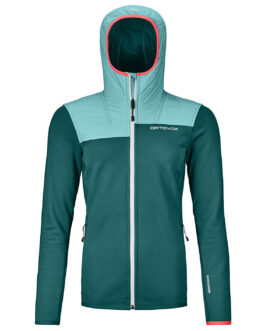 Dámská mikina Ortovox Fleece Plus Hoody W Velikost: M / Barva: zelená