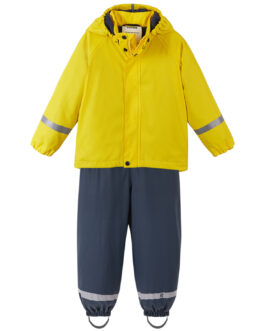 Dětská kombinéza Reima Joki Dětská velikost: 110 / Barva: modrá/žlutá