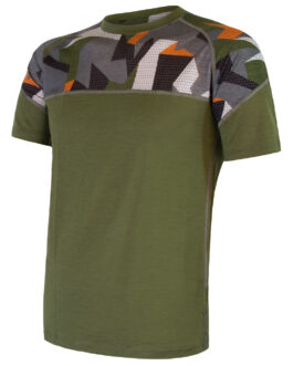 Pánské funkční triko Sensor Merino Impress kr.r. Velikost: XXL / Barva: zelená