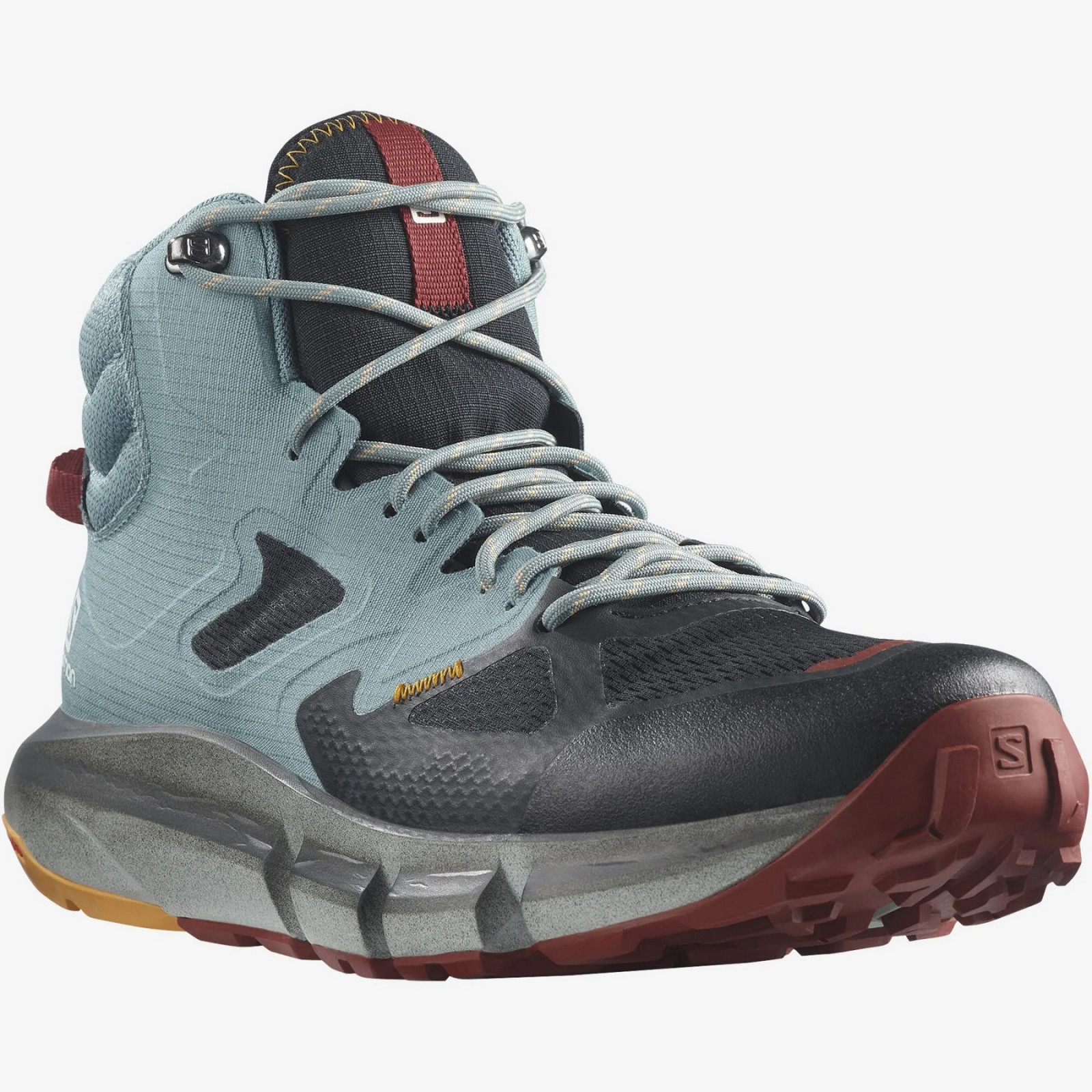 Pánské turistické boty Salomon Predict Hike Mid Gore-Tex Velikost bot (EU): 46 / Barva: černá/modrá