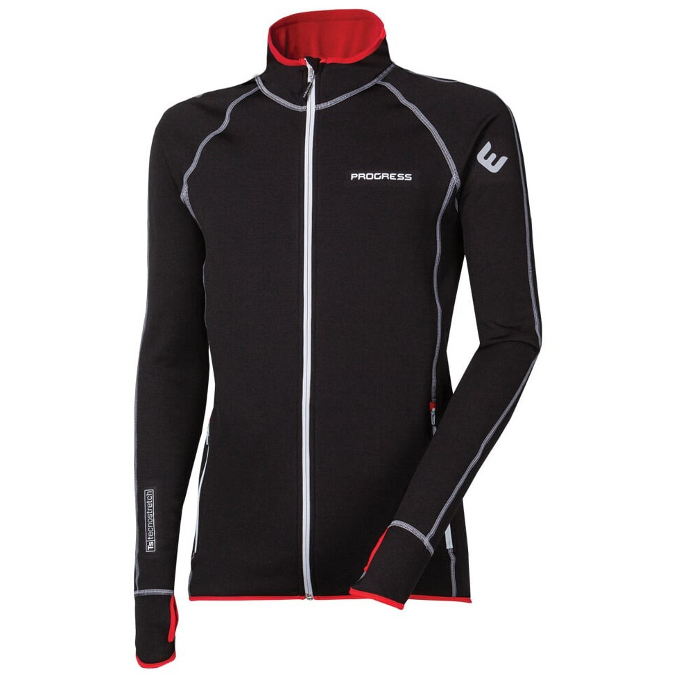 Pánská mikina Progress TS Torez II 17BA Velikost: M / Barva: černá/červená/bílá