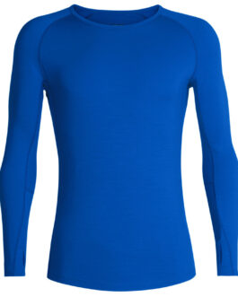 Pánské triko Icebreaker 200 Zone LS Crewe Velikost: L / Barva: modrá