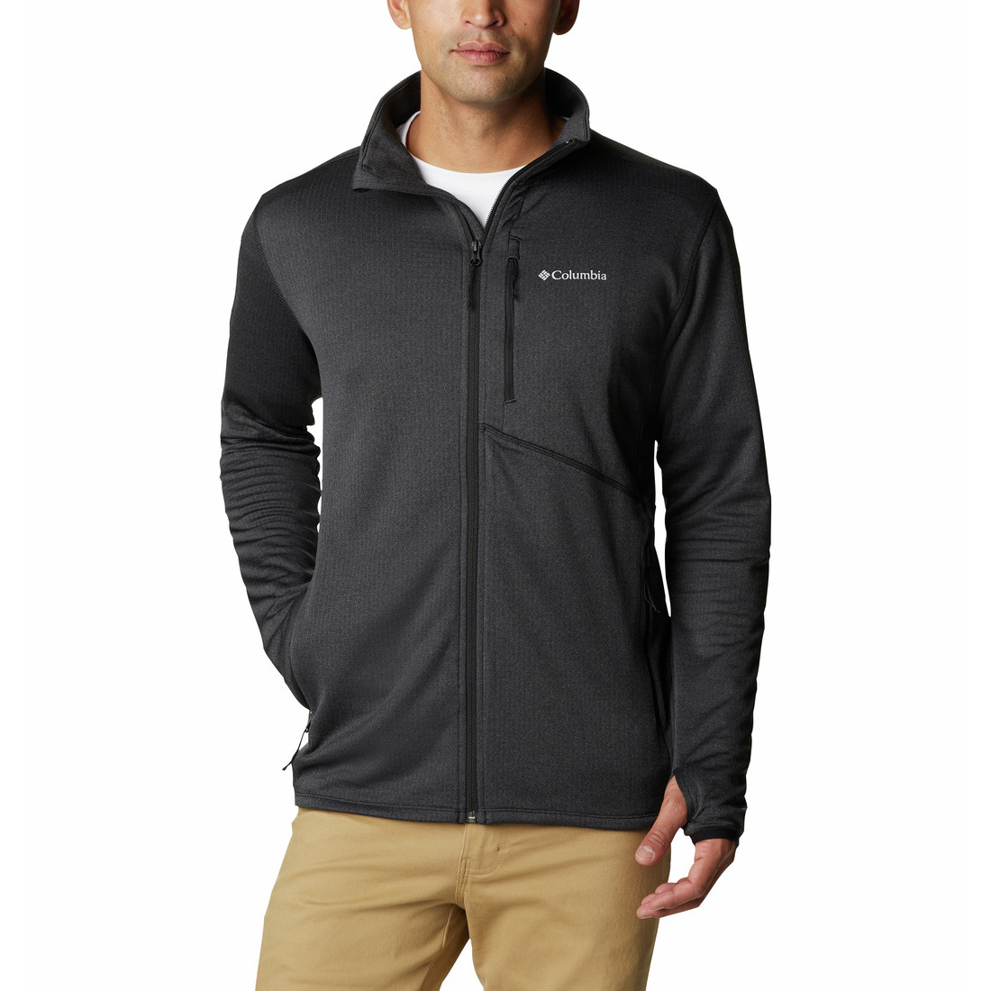 Pánská mikina Columbia Park View™ Fleece Full Zip Velikost: M / Barva: tmavě šedá