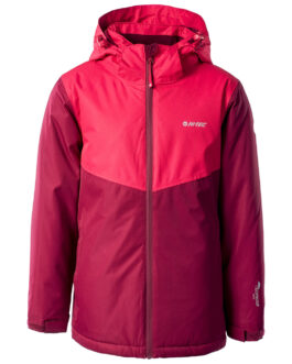 Dětská zimní bunda Hi-Tec Olmo JRG Dětská velikost: 164 / Barva: červená