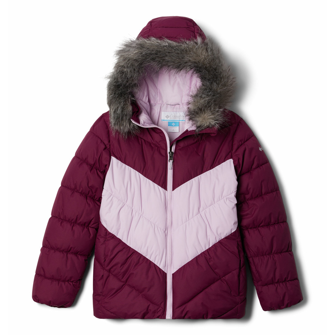 Dívčí zimní bunda Columbia Arctic Blast™ Jacket Dětská velikost: M / Barva: růžová