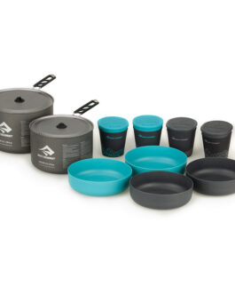 Sada nádobí Sea to Summit Alpha Set 4.2 Barva: šedá/modrá