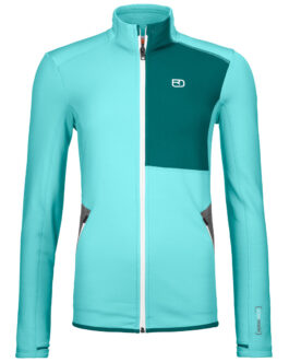 Dámská mikina Ortovox W’s Fleece Jacket Velikost: L / Barva: světle modrá