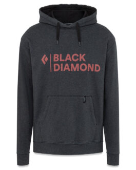 Pánská mikina Black Diamond Stacked Logo Hoody Velikost: M / Barva: černá