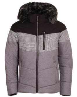 Pánská zimní bunda Alpine Pro Saptah Velikost: XXL / Barva: šedá/černá