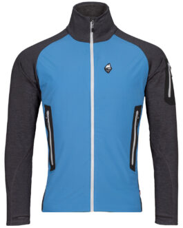 Pánská bunda High Point Merino Alpha Velikost: L / Barva: černá/modrá