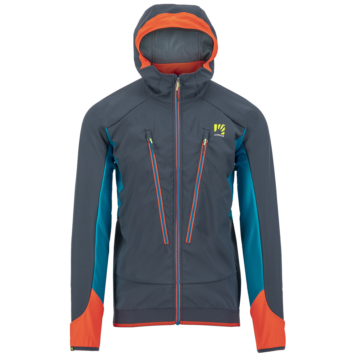 Pánská zimní bunda Karpos Piz Palu' Evo Jacket Velikost: L / Barva: šedá/modrá