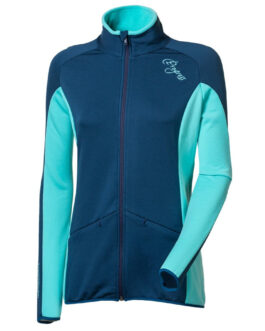 Dámská funkční mikina Progress Odda Velikost: S / Barva: petrol