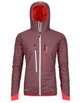 Dámská bunda Ortovox Swisswool Piz Boe Jacket W Velikost: L / Barva: červená