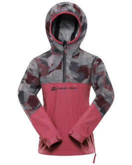 Dětská bunda Alpine Pro Gibbo Dětská velikost: 152-158 / Barva: hnědá