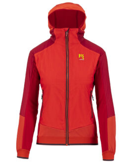 Dámská zimní bunda Karpos Alagna Plus Evo W Jacket Velikost: L / Barva: červená