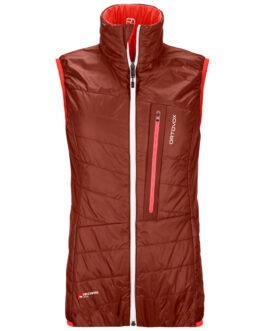 Dámská vesta Ortovox W’s Piz Grisch Vest Velikost: L / Barva: oranžová