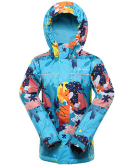 Dětská lyžařská bunda Alpine Pro Zawero Dětská velikost: 92-98 / Barva: světle modrá