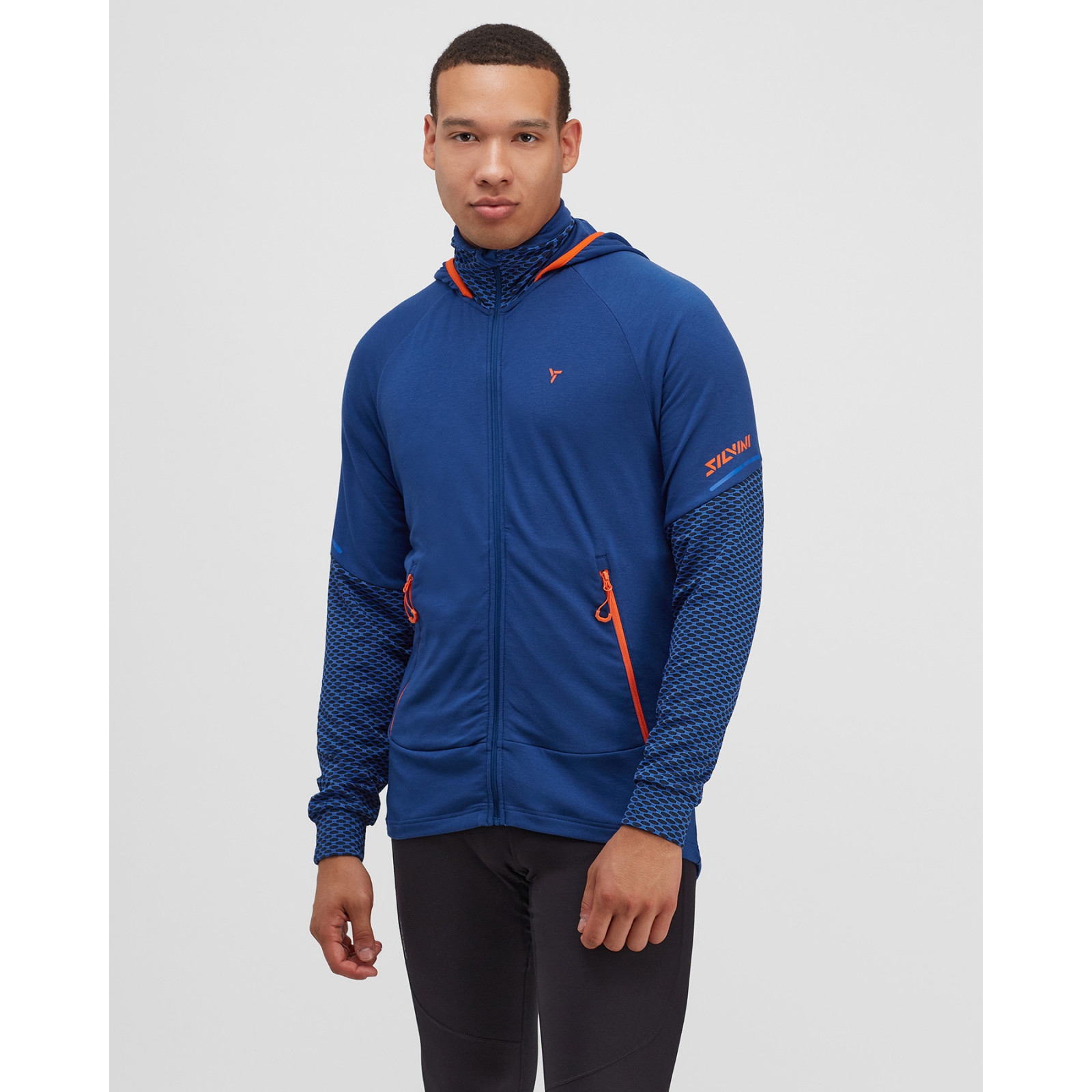 Pánská mikina Silvini Artico Velikost: XXL / Barva: modrá