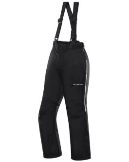 Dětské lyžařské kalhoty Alpine Pro Lermono Dětská velikost: 128-134 / Barva: černá