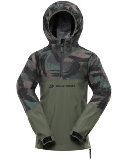 Dětská bunda Alpine Pro Gibbo Dětská velikost: 140-146 / Barva: zelená