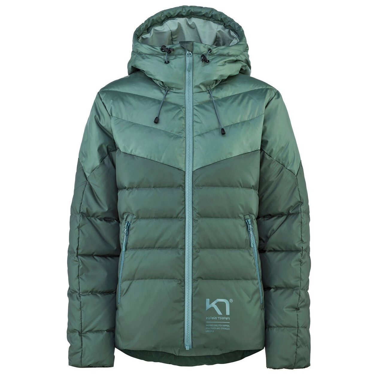 Bunda Kari Traa Tirill Down Jacket Velikost: L / Barva: zelená/černá