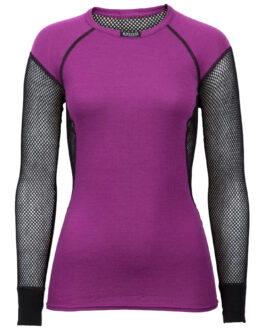 Dámské funkční triko Brynje of Norway Lady Wool Thermo Shirt Velikost: L / Barva: fialová
