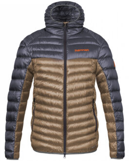 Pánská péřová bunda Hannah Arden Velikost: L / Barva: zelená/šedá