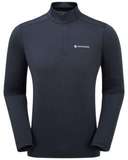 Pánské funkční triko Montane Dart Xt Zip Neck Velikost: M / Barva: tmavě modrá