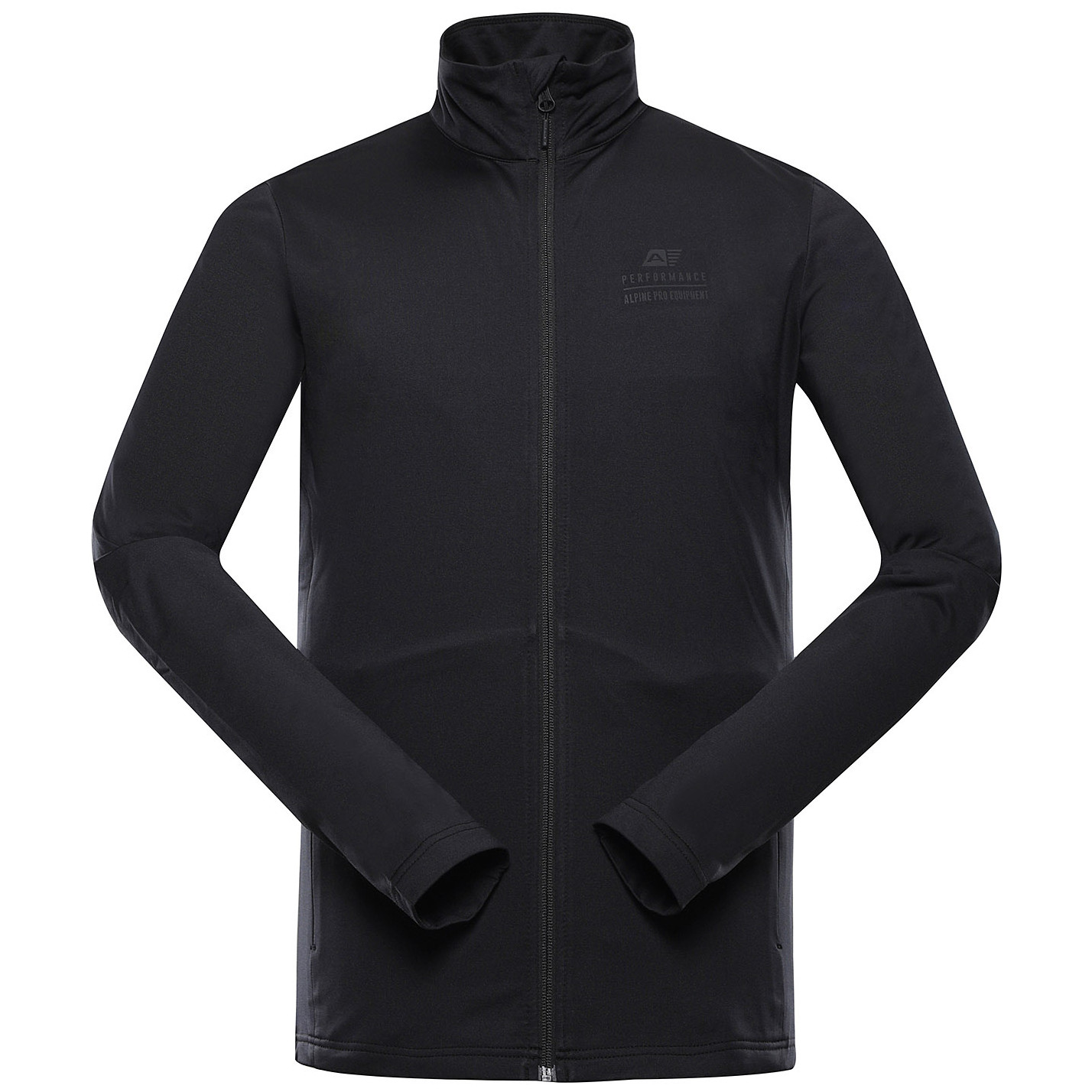 Pánská funkční mikina Alpine Pro Goll Velikost: L / Barva: černá