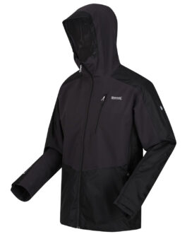 Pánská bunda Regatta Highton Str JktII Velikost: M / Barva: černá/šedá