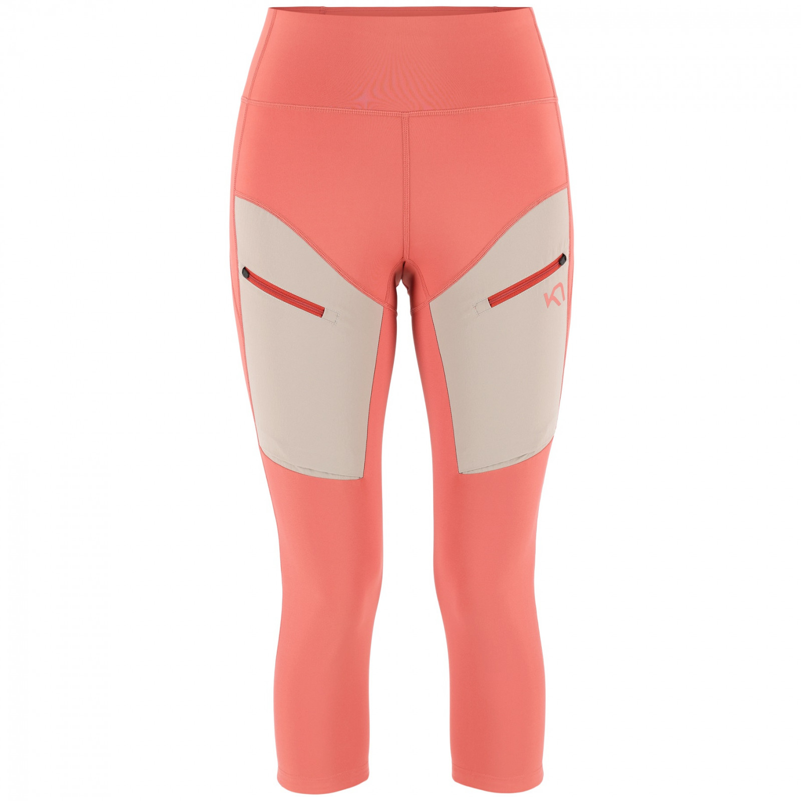 Dámské 3/4 legíny Kari Traa Ane Hiking Capri Velikost: M / Barva: růžová