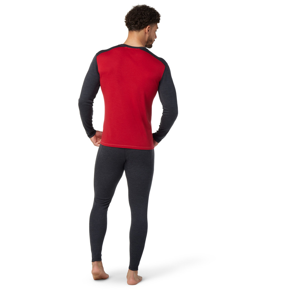 Pánské funkční triko Smartwool M Classic Thermal Merino Base Layer Crew Boxed 2022 Velikost: L / Barva: červená
