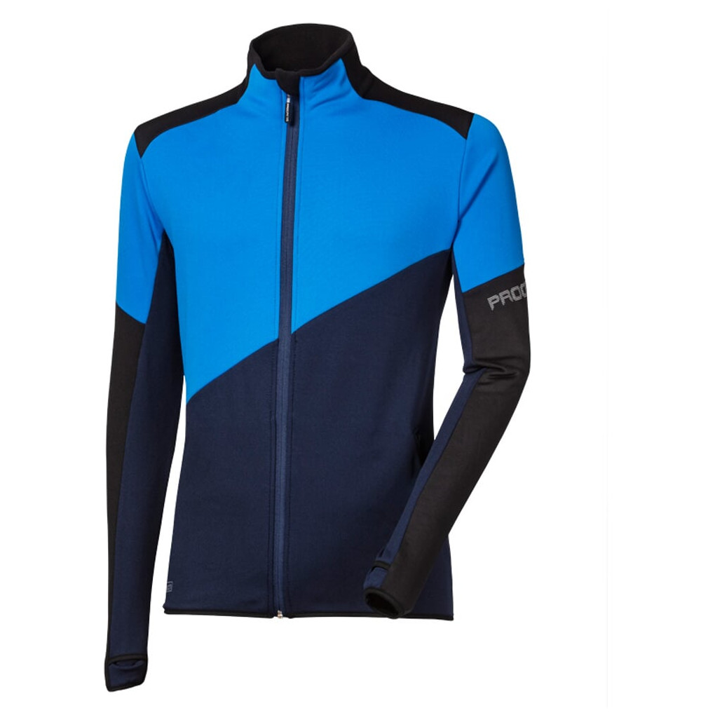 Pánská funkční mikina Progress Territory Velikost: XL / Barva: černá/modrá