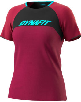 Dámské cyklistické triko Dynafit Ride S/S Tee W 2022 Velikost: M / Barva: vínová