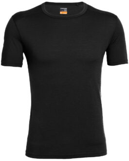 Pánské triko Icebreaker Mens 200 Oasis SS Crewe Velikost: XL / Barva: černá