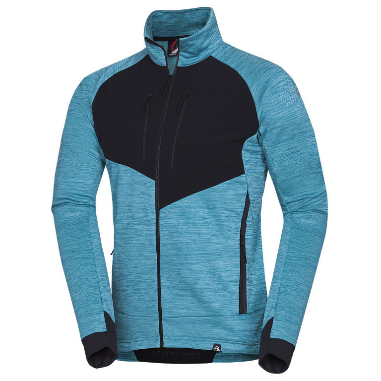 Pánská funkční mikina Northfinder Harlem Velikost: XXL / Barva: modrá/černá