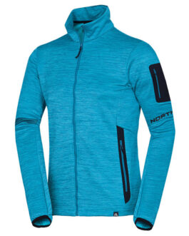 Pánská funkční mikina Northfinder Nick Velikost: L / Barva: světle modrá