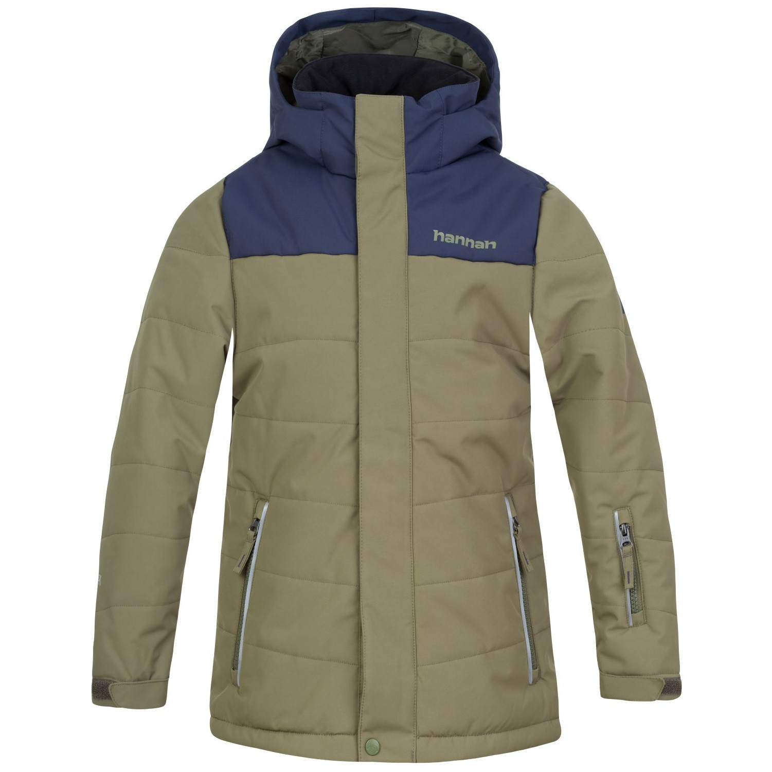 Dětská zimní bunda Hannah Kinam Jr II Dětská velikost: 110-116 / Barva: tmavě zelená