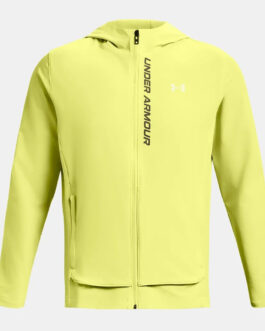 Pánská větrovka Under Armour Outrun the Storm Jacket Velikost: M / Barva: světle zelená