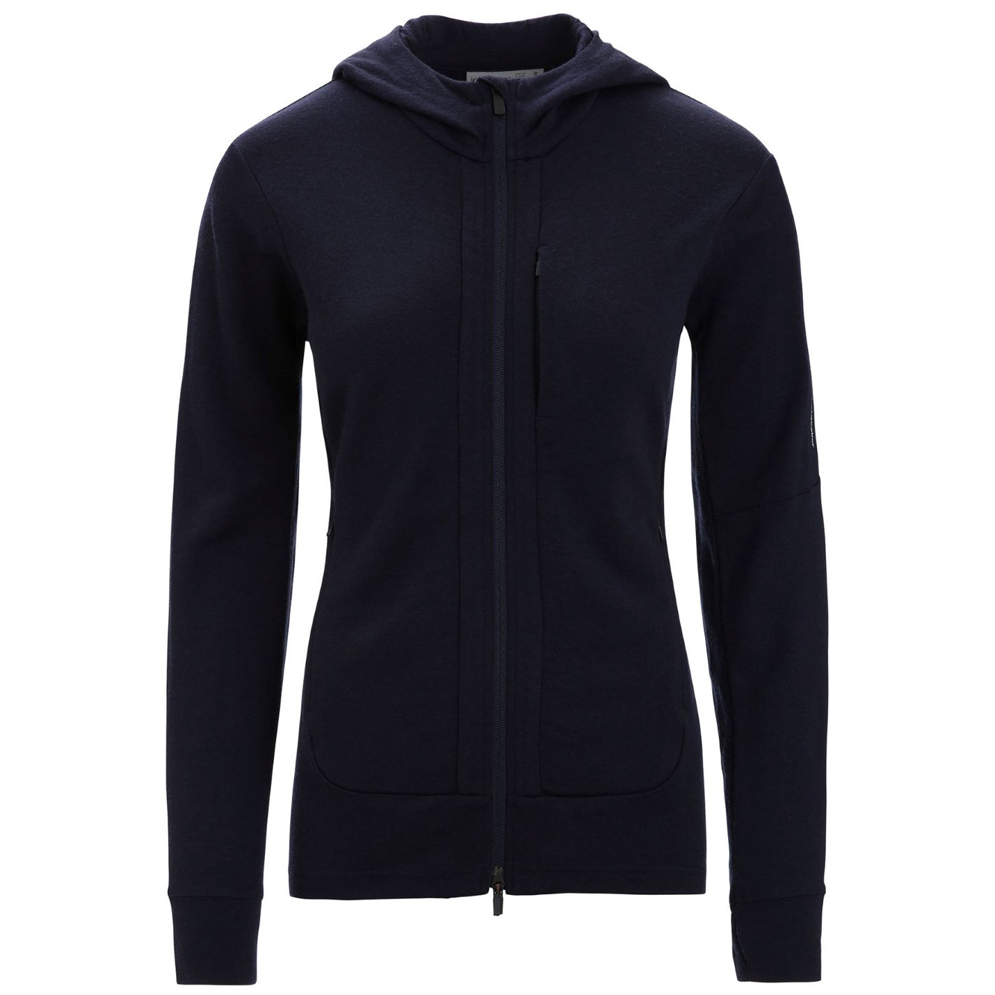 Dámská mikina Icebreaker W Quantum III LS Zip Hood Velikost: L / Barva: černá