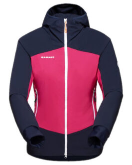 Dámská bunda Mammut Taiss IN Hybrid Hooded Jacket Women Velikost: L / Barva: růžová