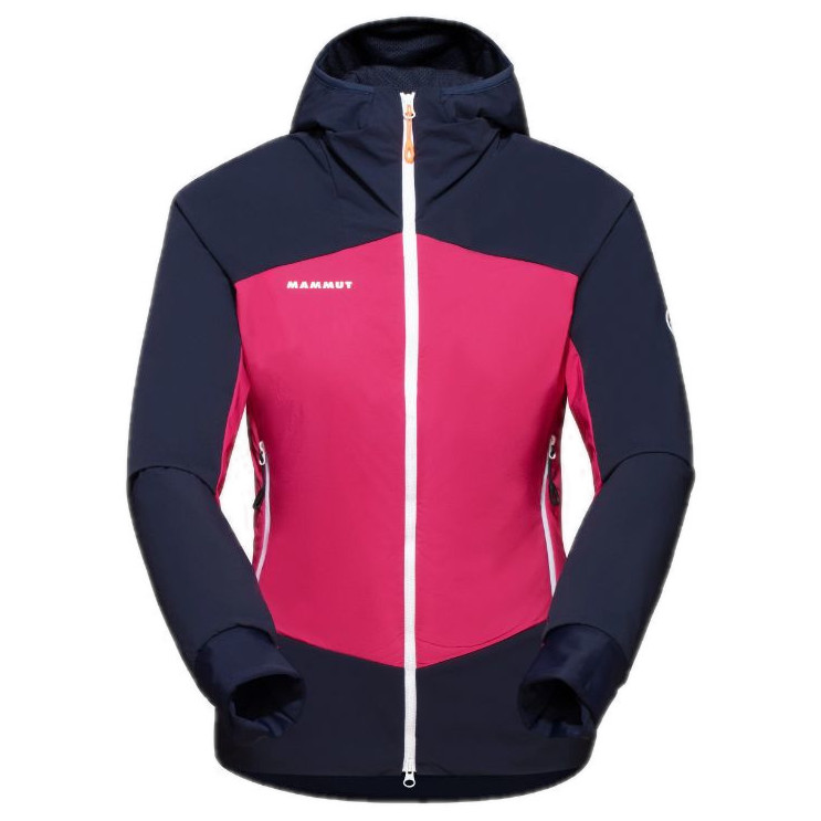 Dámská bunda Mammut Taiss IN Hybrid Hooded Jacket Women Velikost: S / Barva: růžová