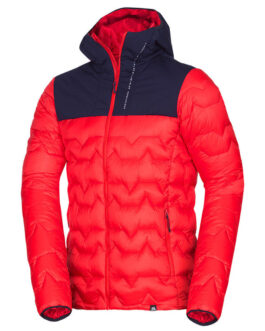 Pánská zimní bunda Northfinder Woodrow Velikost: XXL / Barva: červená/modrá