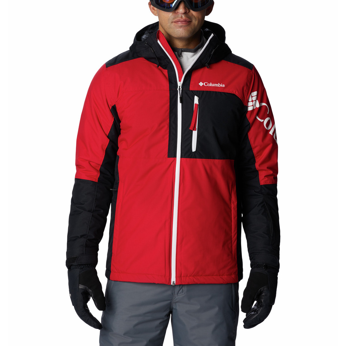 Pánská zimní bunda Columbia Timberturner™ II Jacket Velikost: M / Barva: červená