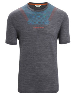 Pánské funkční triko Icebreaker Sphere II SS Tee Hitt Velikost: XL / Barva: tmavě modrá