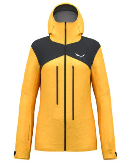 Dámská zimní bunda Salewa ORTLES PTX 3L W JACKET Velikost: M / Barva: žlutá
