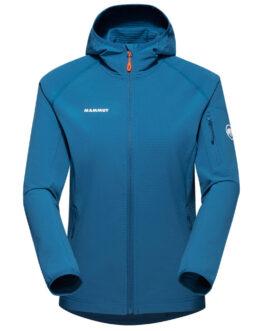 Dámská bunda Mammut Madris Light ML Hooded Jacket Women Velikost: M / Barva: světle modrá