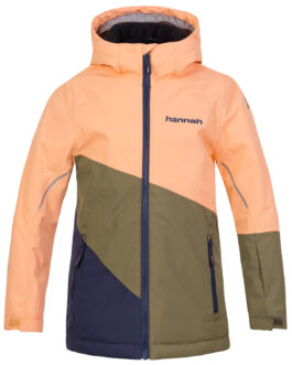 Dětská zimní bunda Hannah Kigali Jr Dětská velikost: 146-152 / Barva: růžová/zelená